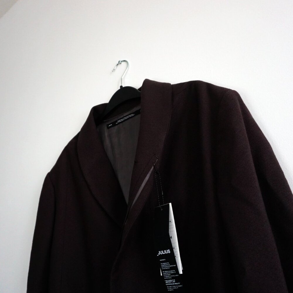 BNWT AW21 JULIUS "RESILIENCE" HIGN NECK COAT 4 - Picture 4 of 11